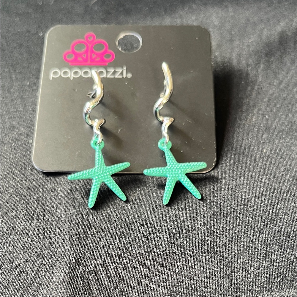 Paparazzi Turquoise Starfish Earrings